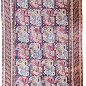 Handmade Turkish Rug - Classic Medallion Design