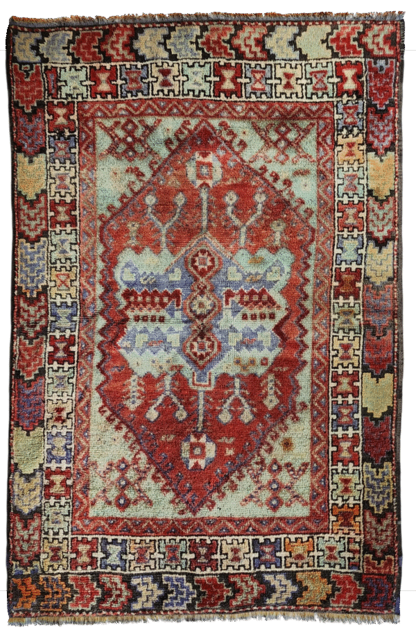Antique Turkish Rug - Geometric Motifs